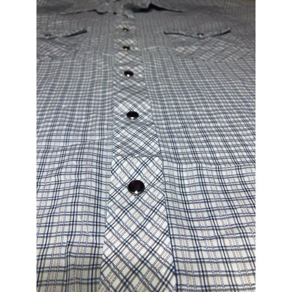 Wrangler Permanent Press Long Tails Single Needle Tailoring Long Sleeve XXL - Picture 3 of 13